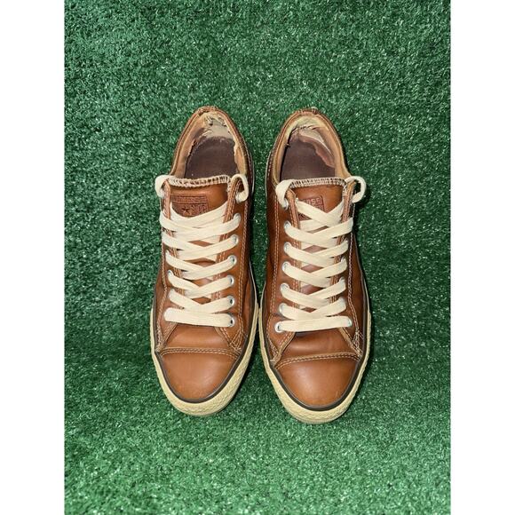 Converse All Star CT Mens Size 10 Leather Low Top Casual Shoes Sneakers 126814C - Picture 7 of 11